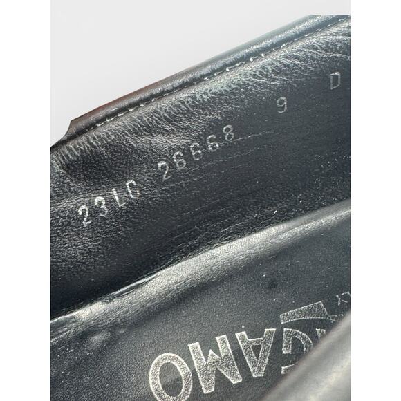 Gancini Bit Loafers Black Leather Mens US 10 UK 9 EU 43 D main image 7